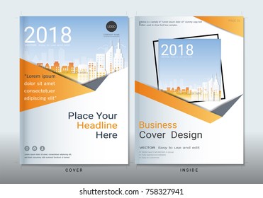 Covers Design With Space For Photo Background, Use For Brochure, Annual Report, Flyer, Leaflet, Fact Sheet, Sale Kit, Catalog, Magazine, Booklet, Portfolio, Poster, Vector Template In A4 Size.