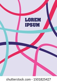 Covers design.Cover template for book, catalog and annual.Geometric patterns.Vector illustration.