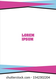 Covers design.Cover template for book, catalog and annual.Geometric patterns.Vector illustration.