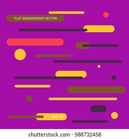 Covers with flat geometric colorful background. Applicable for Banners, Placards, Posters, vector template.