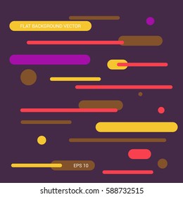 Covers with flat geometric colorful background. Applicable for Banners, Placards, Posters, vector template.