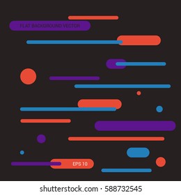 Covers with flat geometric colorful background. Applicable for Banners, Placards, Posters, vector template.