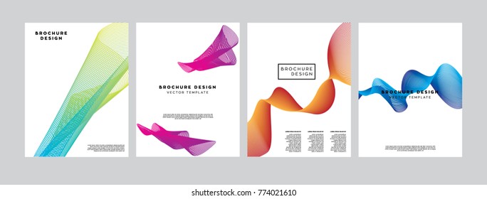 Covers with fluid line shapes. Applicable for Banners, Posters, Flyers and Banner Designs template.