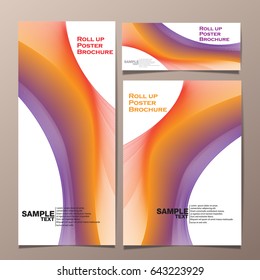Covers with geometric line shapes. Applicable for Banners, Placards, Posters, Flyers and Banner Designs. Eps10 vector template.