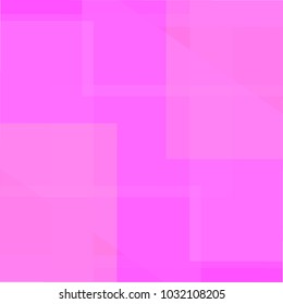 Covers with geometric pattern, abstract colorful pink squares backdrop, vector illustration