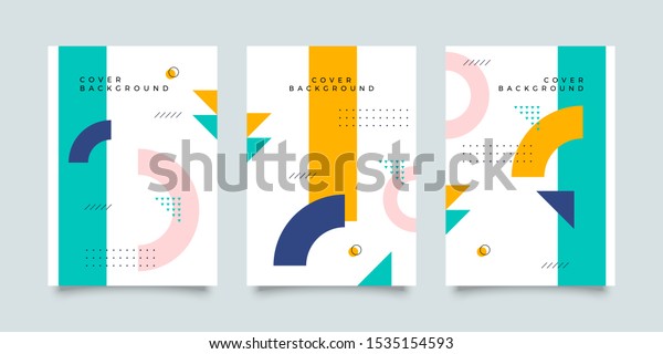 Covers memphis style with minimal design.\
Cool geometric backgrounds for your design. Applicable for Banners,\
Placards, Posters, Flyers etc. Eps10\
vector