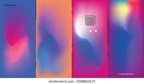 Cubiertas con diseño minimalista. Fondos abstractos. Marco de Vector para texto Gráficos de arte moderno 