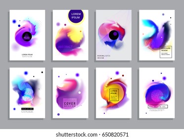 Cubiertas con un diseño mínimo. Antecedentes abstractos. Marco vectorial para texto Gráficos de arte moderno para hipsters 