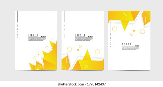 Cubiertas con un diseño mínimo. Fondo geométrico gradiente colorido para el diseño. Aplicable a Banners, Placards, Posters, Flyers, etc. Vector Eps10