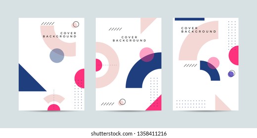 Covers with minimal design. Cool geometric backgrounds for your design. Applicable for Banners, Placards, Posters, Flyers etc. Eps10 vector