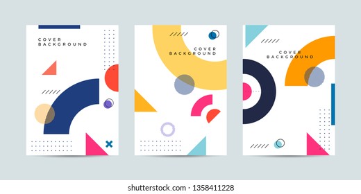 Covers with minimal design. Cool geometric backgrounds for your design. Applicable for Banners, Placards, Posters, Flyers etc. Eps10 vector