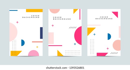 Covers with minimal design. Cool geometric backgrounds for your design. Applicable for Banners, Placards, Posters, Flyers etc. Eps10 vector