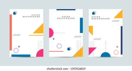 Covers with minimal design. Cool geometric backgrounds for your design. Applicable for Banners, Placards, Posters, Flyers etc. Eps10 vector