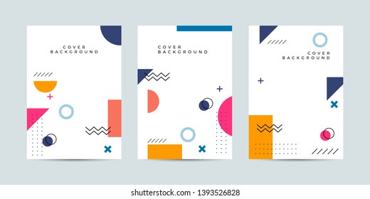 Covers with minimal design. Cool geometric backgrounds for your design. Applicable for Banners, Placards, Posters, Flyers etc. Eps10 vector