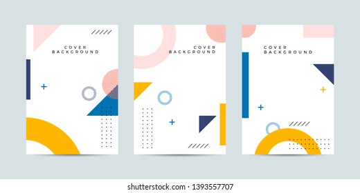 Covers with minimal design. Cool geometric backgrounds for your design. Applicable for Banners, Placards, Posters, Flyers etc. Eps10 vector