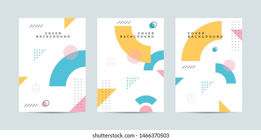 Covers with minimal design. Cool geometric backgrounds for your design. Applicable for Banners, Placards, Posters, Flyers etc. Eps10 vector