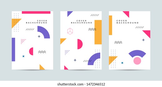 Covers with minimal design. Cool geometric backgrounds for your design. Applicable for Banners, Placards, Posters, Flyers etc. Eps10 vector