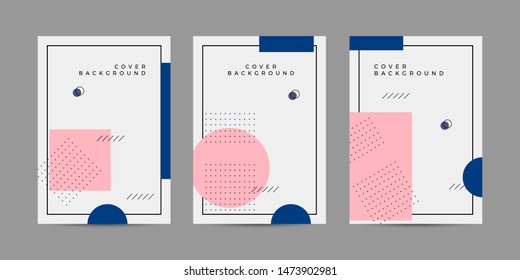 Covers with minimal design. Cool geometric backgrounds for your design. Applicable for Banners, Placards, Posters, Flyers etc. Eps10 vector