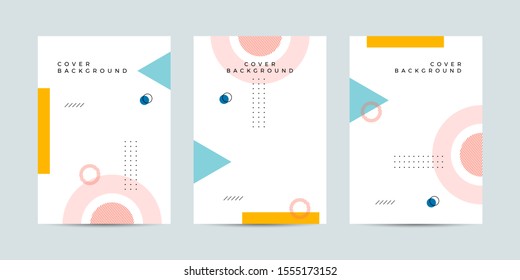 Covers with minimal design. Cool geometric backgrounds for your design. Applicable for Banners, Placards, Posters, Flyers etc. Eps10 vector