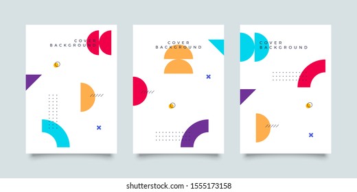 Covers with minimal design. Cool geometric backgrounds for your design. Applicable for Banners, Placards, Posters, Flyers etc. Eps10 vector
