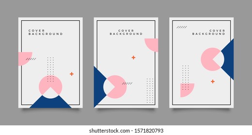 Covers with minimal design. Cool geometric backgrounds for your design. Applicable for Banners, Placards, Posters, Flyers etc