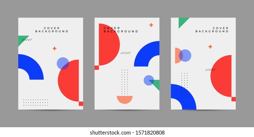 Covers with minimal design. Cool geometric backgrounds for your design. Applicable for Banners, Placards, Posters, Flyers etc