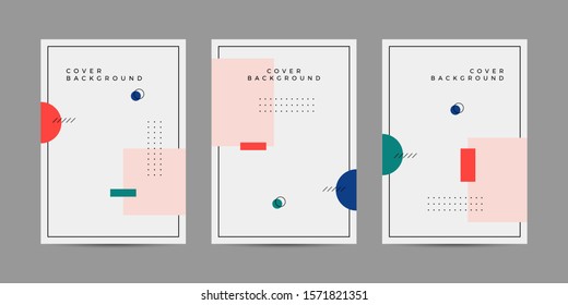 Covers with minimal design. Cool geometric backgrounds for your design. Applicable for Banners, Placards, Posters, Flyers etc
