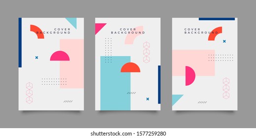 Covers with minimal design. Cool geometric backgrounds for your design. Applicable for Banners, Placards, Posters, Flyers etc