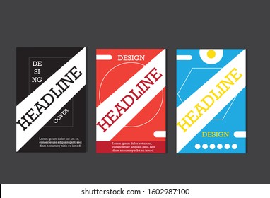 Covers with minimal design. Cool geometric backgrounds for your design. Applicable for Banners, Placards, Posters, Flyers etc. Eps10