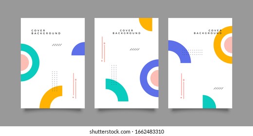 Covers with minimal design. Cool geometric backgrounds for your design. Applicable for Banners, Placards, Posters, Flyers etc