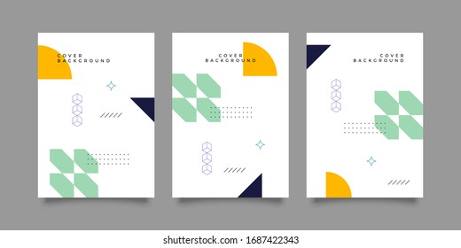 Tapas con un diseño mínimo. Frescos fondos geométricos para su diseño. Aplicable a Banners, Carteles, Carteles, Volantes, etc. Vector Eps10