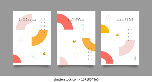 Covers with minimal design. Cool geometric backgrounds for your design. Applicable for Banners, Placards, Posters, Flyers etc. Eps10 vector