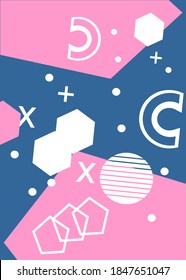 Umhüllungen mit minimalem Design. Coole geometrische Hintergründe für Ihr Design. Anwendbar für Banner, Plakate, Poster, Flyer etc. Eps10 Vektordatei.