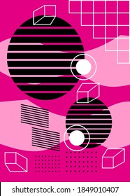 Cubiertas con un diseño mínimo. Tonos geométricos geniales para tu diseño. Aplicable a la plantilla vectorial Banners, Placards, Posters, Flyers, etc. Eps10.