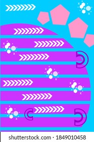 Covers with minimal design. Cool geometric backgrounds for your design. Applicable for Banners, Placards, Posters, Flyers etc. Eps10 vector template.