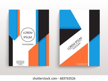 Covers with minimal design. Geometric backgrounds for your design. Applicable for Banners, Annual Report, Magazine, Poster, Corporate Presentation, Portfolio, Flyer, layout. Eps10 vector template