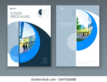 Covers with minimal geometric design. Modern abstract backgrounds for Brochures, Placards, Posters, Flyers, Banners etc. Eps10 vector template.