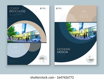 Covers with minimal geometric design. Modern abstract backgrounds for Brochures, Placards, Posters, Flyers, Banners etc. Eps10 vector template.