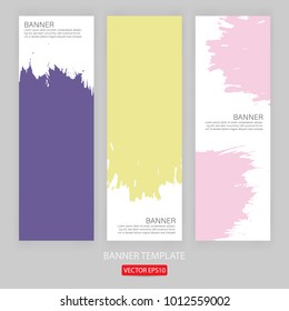 covers set. poster template grunge design. banner template for promotion hand drawn painted scratched vector Illustrations template of Grunge abstract background brush texture promotion. Eps10 vector