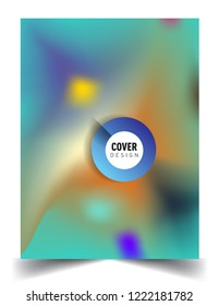 Covers template with abstract and modern design, liquid colorful shapes. elegant design for cover and abstract background