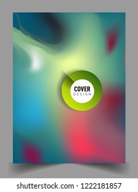 Covers template with abstract and modern design, liquid colorful shapes. elegant design for cover and abstract background