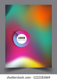 Covers template with abstract and modern design, liquid colorful shapes. elegant design for cover and abstract background