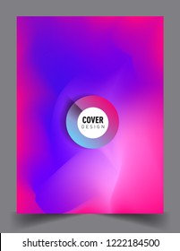 Covers template with abstract and modern design, liquid colorful shapes. elegant design for cover and abstract background