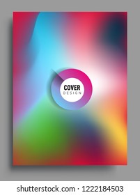 Covers template with abstract and modern design, liquid colorful shapes. elegant design for cover and abstract background