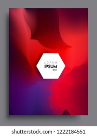 Covers template with abstract and modern design, liquid colorful shapes. elegant design for cover and abstract background
