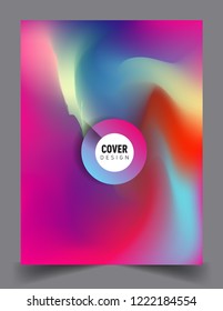 Covers template with abstract and modern design, liquid colorful shapes. elegant design for cover and abstract background
