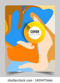 Covers template with abstract and modern design, Colorful geometric shapes. elegant design for cover and abstract background