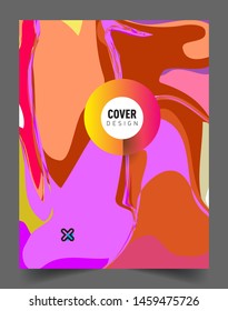 Covers template with abstract and modern design, Colorful geometric shapes. elegant design for cover and abstract background