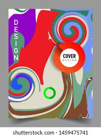 Covers template with abstract and modern design, Colorful geometric shapes. elegant design for cover and abstract background