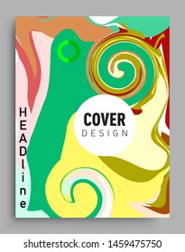 Covers template with abstract and modern design, Colorful geometric shapes. elegant design for cover and abstract background